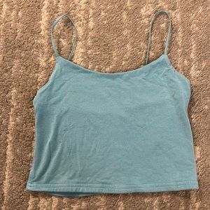 Blue Crop Top